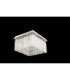 Vince Ceiling Light Chrome Clear Glass Shade LED 4000K-2