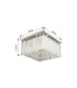 Vince Ceiling Light Chrome Clear Glass Shade LED 4000K-8