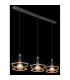 Ulleu Bar Pendant Ceiling Light Matt Black 3x E27-5