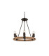 Ulleu Multi Arm Pendant Ceiling Light Black 6x E27-3