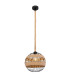 Ulleu 30cm Wire Frame Pendant Ceiling Light Black 1x E27-1