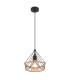 Ulleu Wire Frame Pendant Ceiling Light Matt Black 1x E27-1