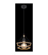 Ulleu Wire Frame Pendant Ceiling Light Matt Black 1x E27-4