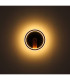 Sussy 31cm Integrated LED Wall Lamp Matt Black LED 3000K Clock-4