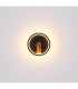 Sussy 31cm Integrated LED Wall Lamp Matt Black LED 3000K Clock-5