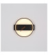 Sussy Clear Integrated LED Wall Lamp Matt Black LED 3000K Clock-6