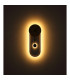 Sussy 58x22cm Integrated LED Wall Lamp Gold Colors LED 3000K Clock-4