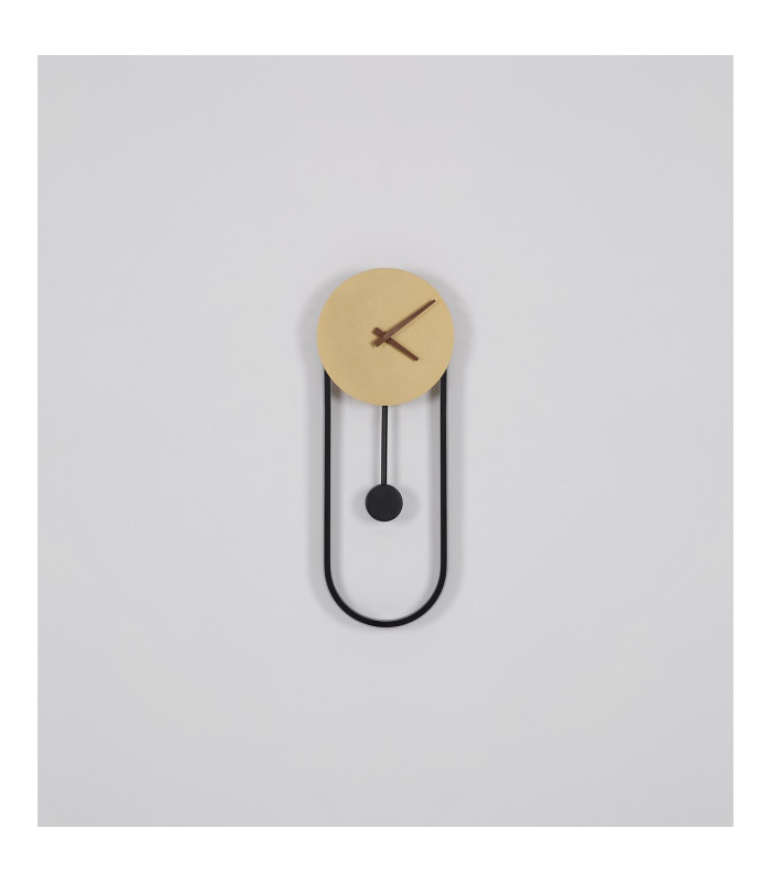 Sussy 58x22cm Integrated LED Wall Lamp Gold Colors LED 3000K Clock-6