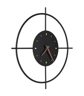 Sussy Wall Clock Matt Black LED 3000K Clock-1