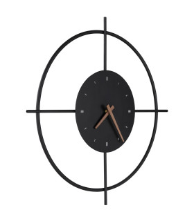 Sussy Wall Clock Matt Black LED 3000K Clock-2