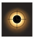 Sussy Wall Clock Matt Black LED 3000K Clock-4