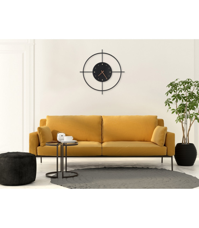 Sussy Wall Clock Matt Black LED 3000K Clock-7
