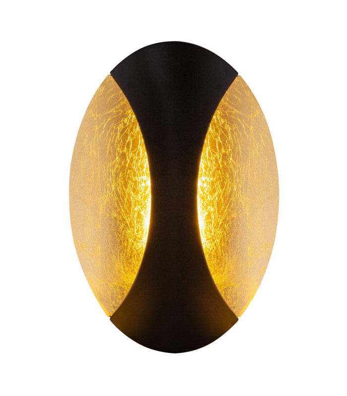 Alexandra Integrated LED Wall Lamp Black LED 3000K-3