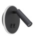 Many Reading Wall Light Black LED 3000K-2