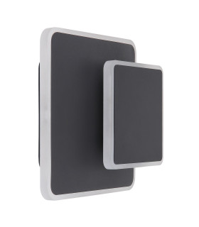 Many Integrated LED Wall Lamp Black 2x LED 3000K-2