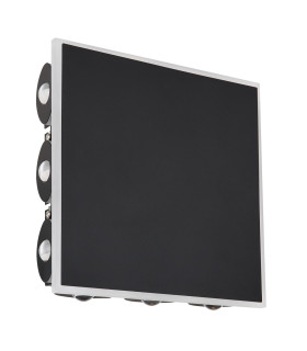 Saidy 22cm Integrated LED Wall Lamp Matt Black LED 3000K-2