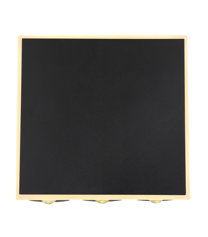 Saidy 22cm Integrated LED Wall Lamp Matt Black LED 3000K-3