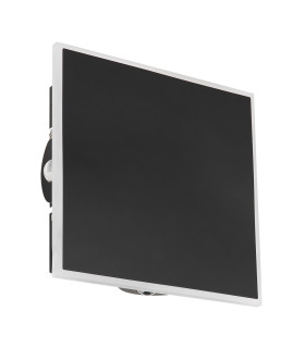 Saidy 20cm Integrated LED Wall Lamp Matt Black LED 3000K-2