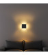 Saidy 20cm Integrated LED Wall Lamp Matt Black LED 3000K-7