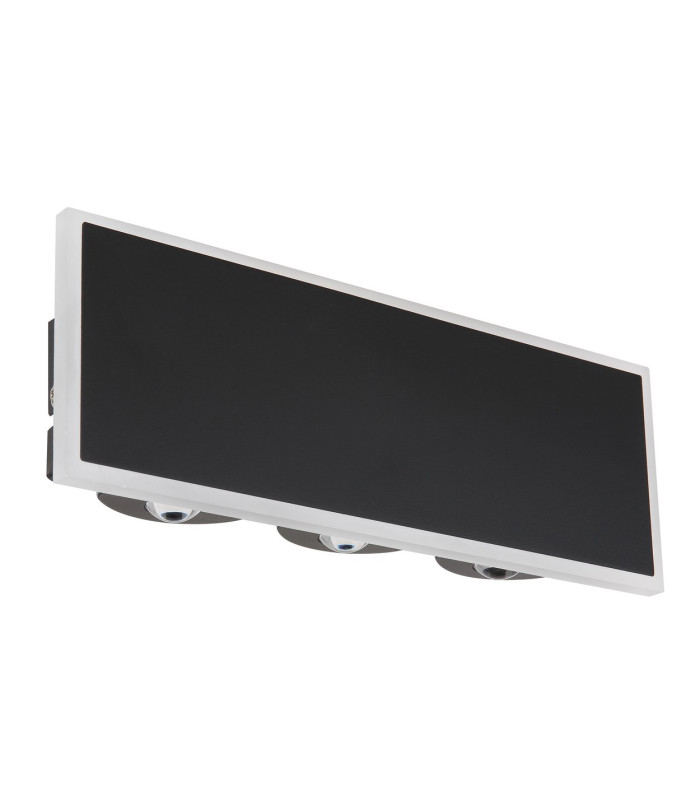 Saidy 9x25cm Integrated LED Wall Lamp Matt Black LED 3000K-2