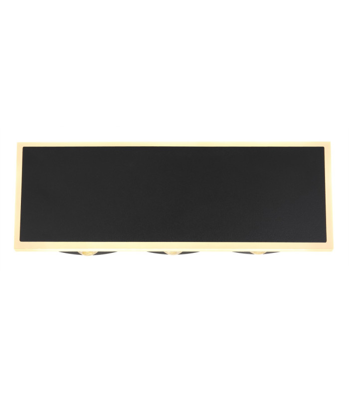 Saidy 9x25cm Integrated LED Wall Lamp Matt Black LED 3000K-3