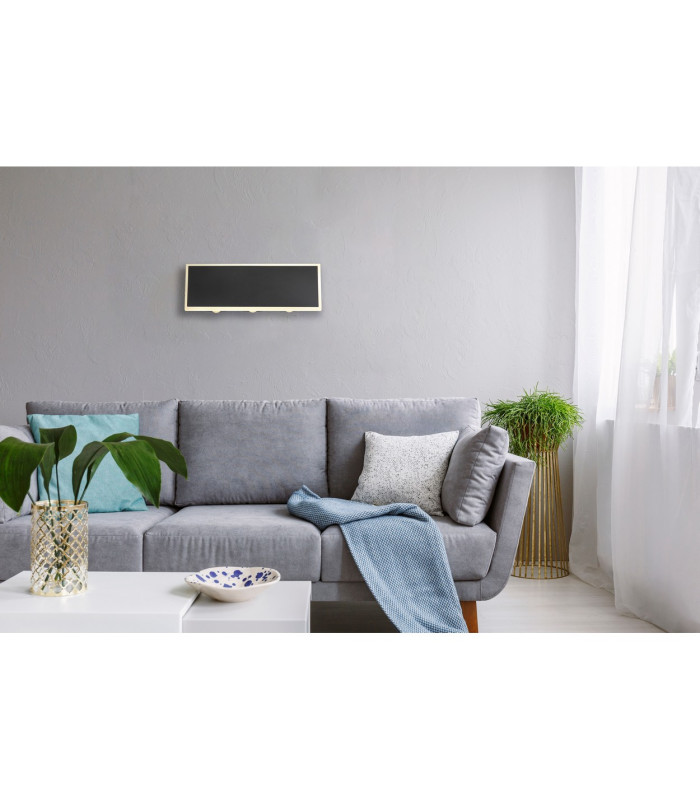 Saidy 9x25cm Integrated LED Wall Lamp Matt Black LED 3000K-7