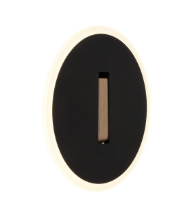 Avery Integrated LED Wall Lamp Matt Black LED 4000K-1
