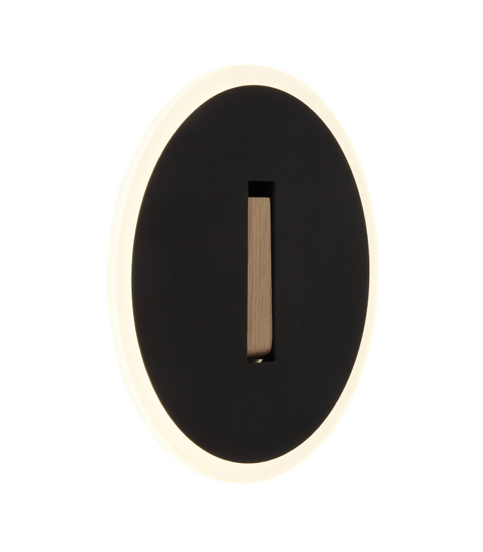 Avery Integrated LED Wall Lamp Matt Black LED 4000K-1