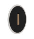 Avery Integrated LED Wall Lamp Matt Black LED 4000K-2