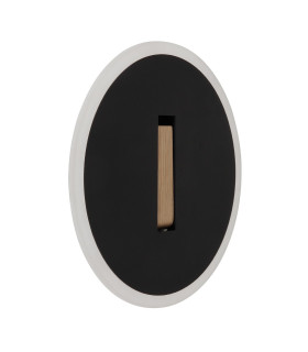 Avery Integrated LED Wall Lamp Matt Black LED 4000K-2