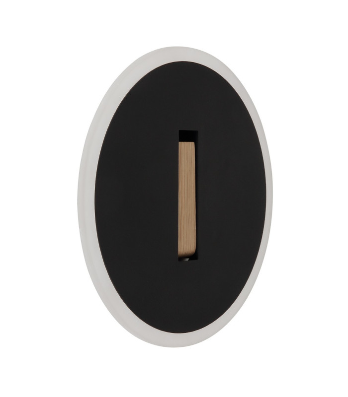 Avery Integrated LED Wall Lamp Matt Black LED 4000K-2