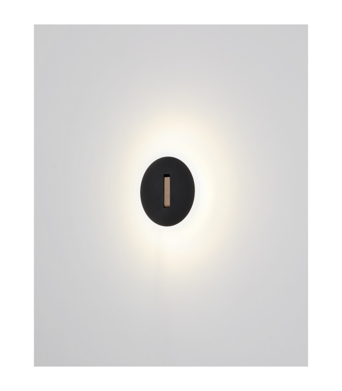 Avery Integrated LED Wall Lamp Matt Black LED 4000K-5