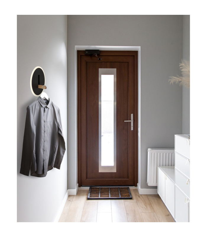 Avery Integrated LED Wall Lamp Matt Black LED 4000K-8