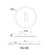 Avery Integrated LED Wall Lamp Matt Black LED 4000K-9