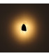 Dorsey Integrated LED Wall Lamp Nickel Matt Clear Glass Shade LED 3000K-6