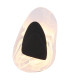 Dorsey Integrated LED Wall Lamp Matt Black Clear Glass Shade LED 3000K-3