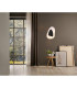 Dorsey Integrated LED Wall Lamp Matt Black Clear Glass Shade LED 3000K-9