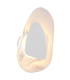 Dorsey Integrated LED Wall Lamp White Matt Clear Glass Shade LED 3000K-1
