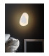 Dorsey Integrated LED Wall Lamp White Matt Clear Glass Shade LED 3000K-9
