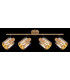 Run Ceiling Spotlight Bar Wood Look K5 Crystals Smoke Colored 4x E14-6
