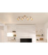 Run Ceiling Spotlight Bar Wood Look K5 Crystals Smoke Colored 4x E14-10