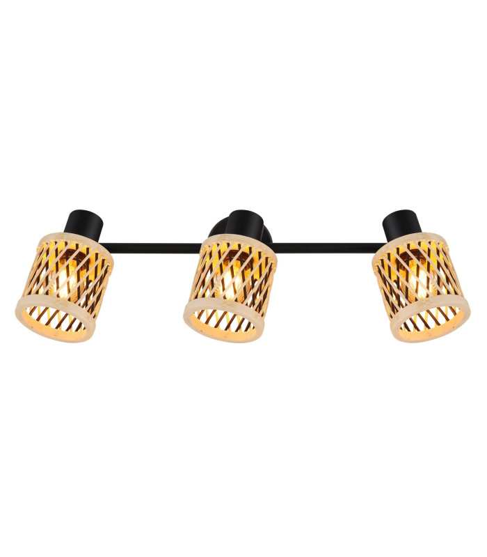 Mali Ceiling Spotlight Bar Matt Black 3x E14-4