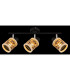 Mali Ceiling Spotlight Bar Matt Black 3x E14-6
