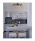 Mali Ceiling Spotlight Bar Matt Black 3x E14-8