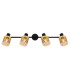 Mali Ceiling Spotlight Bar Matt Black 4x E14-4