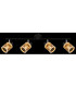 Mali Ceiling Spotlight Bar Matt Black 4x E14-6