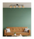 Mali Ceiling Spotlight Bar Matt Black 4x E14-8