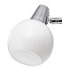 Doxy Ceiling Spotlight Clusters Chrome White Glass Shade 3x E14 3000K-2