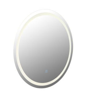 Rivas 55cm Illuminated Bathroom Mirror LED Dimmable 4000K Touch Dimmer-1