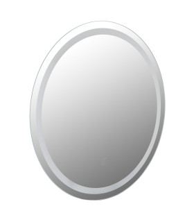 Rivas 55cm Illuminated Bathroom Mirror LED Dimmable 4000K Touch Dimmer-2